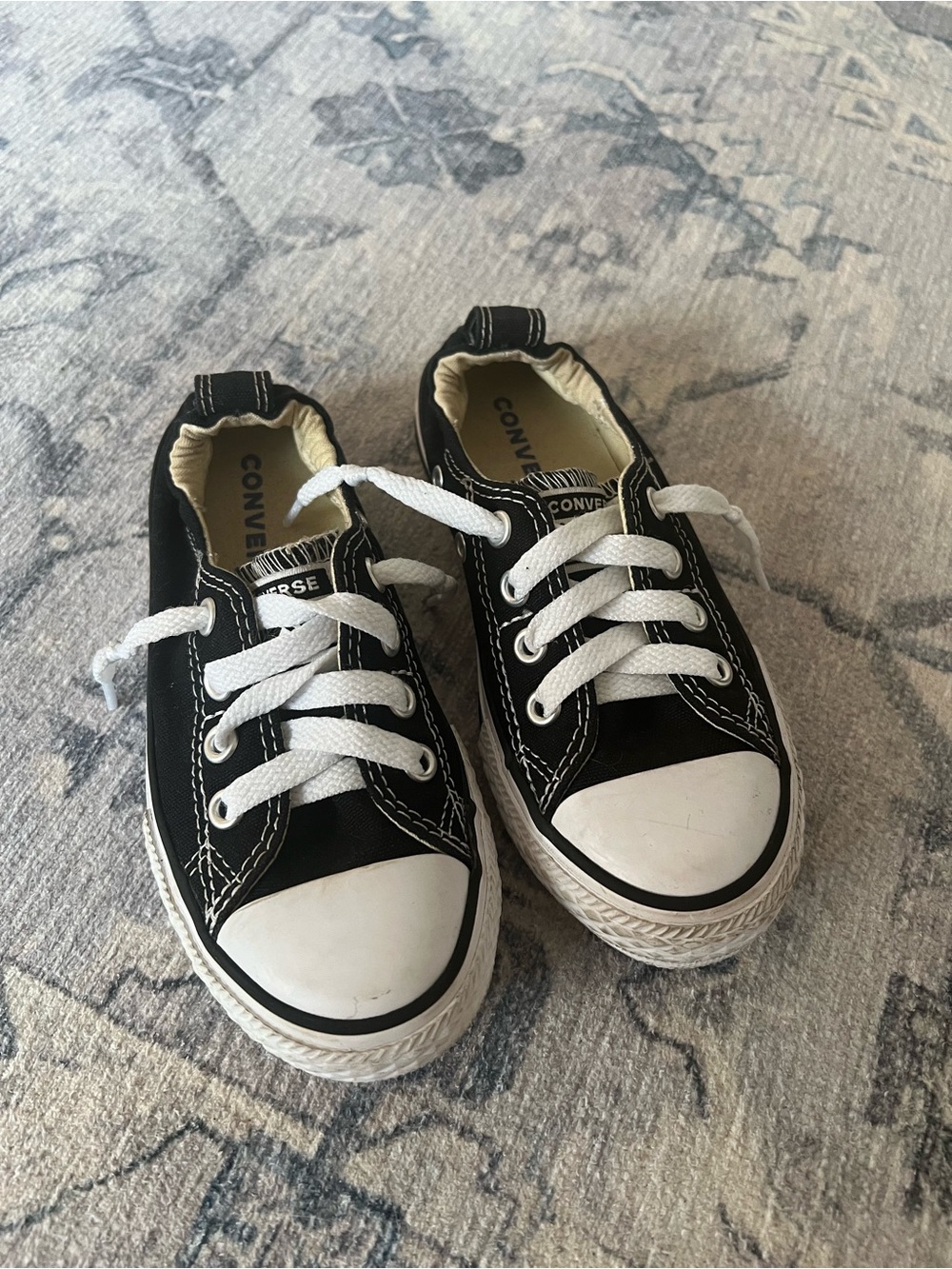 Converse Chuck Taylor All Star Slip Toddler Size 12 Black Canvas Sneakers